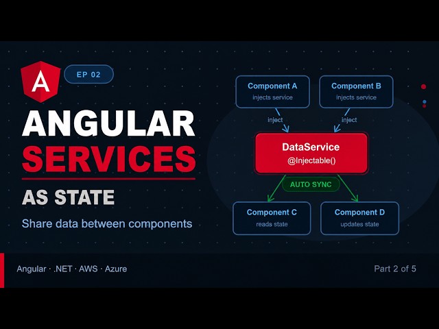 Angular Services Explained | Build Shared State | Angular State Management