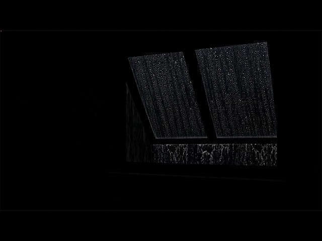 🔴Rain Sound On Window with Thunder SoundsㅣHeavy Rain for Sleep, Study and Relaxation, Meditation