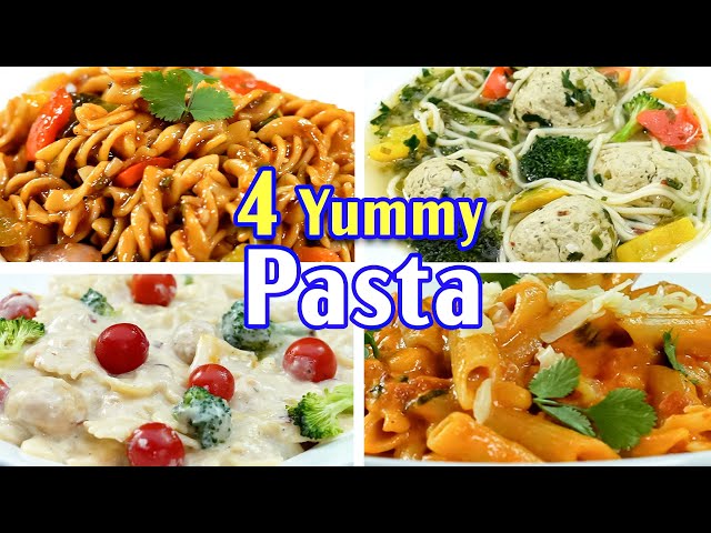 4 Desi and Italian Pasta Recipes | पास्ता एक और स्वाद अनेक | CookWithNisha
