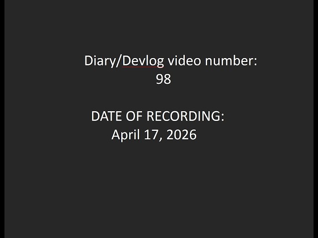 diary/devlog 98 - C++ practice video 15 (character manipulation)
