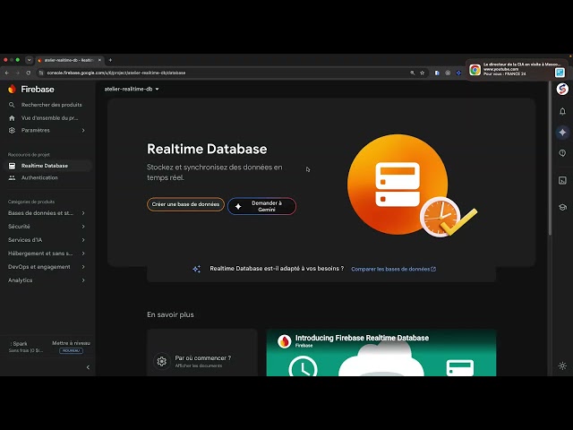📚 Atelier Realtime db du 26 aout 2026| Développement Web & Mobile avec TknoDev School Officiel 🚀
