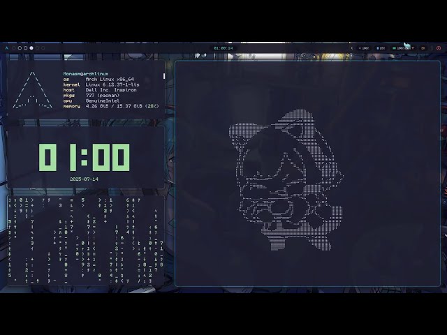 My Arch Linux Rice (Hyprland + EWW Full Setup)