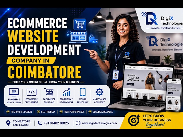 eCommerce Website Development Company in Coimbatore | DigiX Technologies