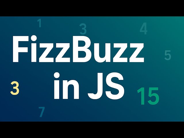 Elegant JavaScript Implementation of the FizzBuzz