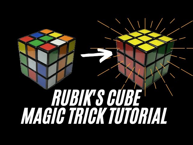 RUBIK'S CUBE IN AN INSTANT! Magic Trick Tutorial 🪄 #rubikscube #rubik #tricks #magic #magictricks