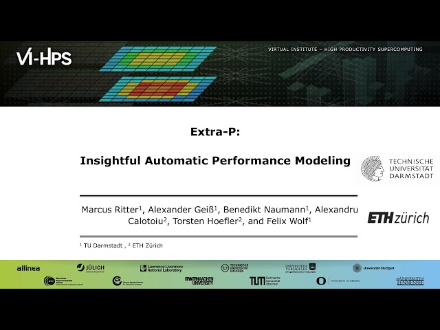 Identifying latent scalability bugs with Extra-P