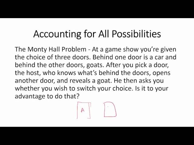 Accounting for All Possibilities: Problem Solving Strategy 9