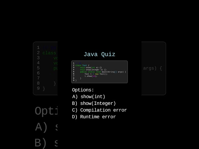 Which Method Will Java Call? 🤔 | Method Overloading Quiz