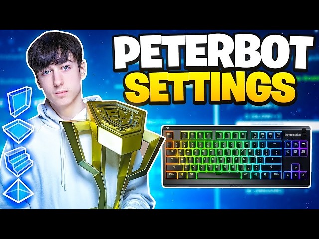 Peterbot’s UPDATED Keyboard & Mouse Fortnite Settings! (Season 4)
