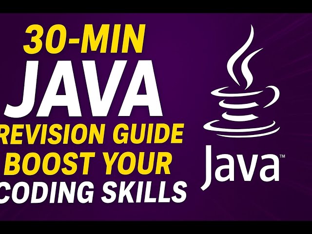 20-Min Java Revision Guide with Mock: Boost Your Coding Skills for SDET Interviews!