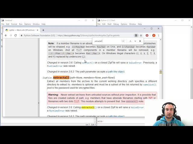How to Unzip a File - Python
