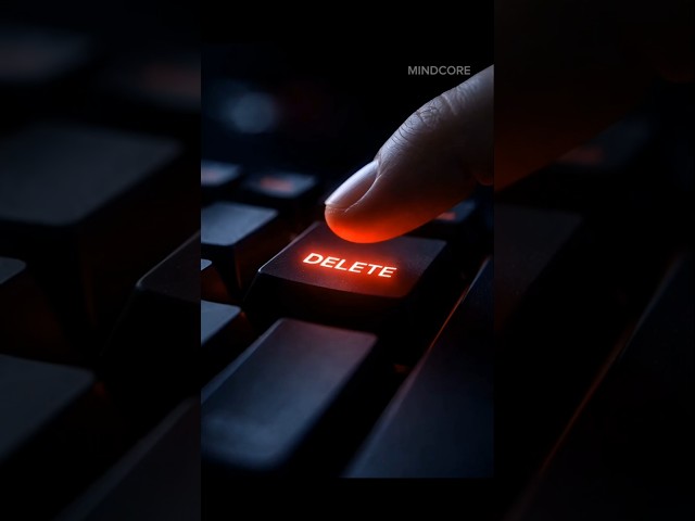 The Delete Button Is Lying To You 😱