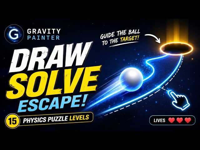 Gravity Painter Mini Game Project Demo | HTML CSS JavaScript Source Code