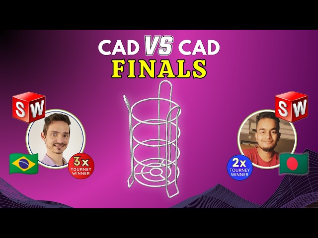 CAD esports FINALS! 🔥 Ricarod Jean vs Mehtab | 3D WIRES Speedmodeling | TooTallToby Tournament
