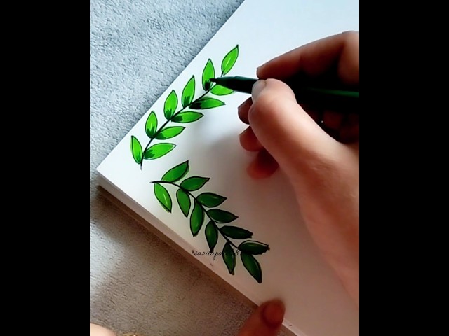 border design 🍃💚|project #frontpage #youtubeshorts #shorts #borderdesign #border