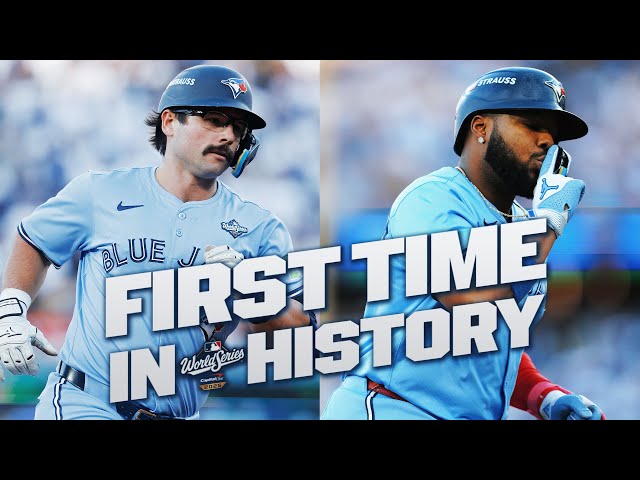 First BACK-to-BACK home runs to start a game in World Series HISTORY 😳