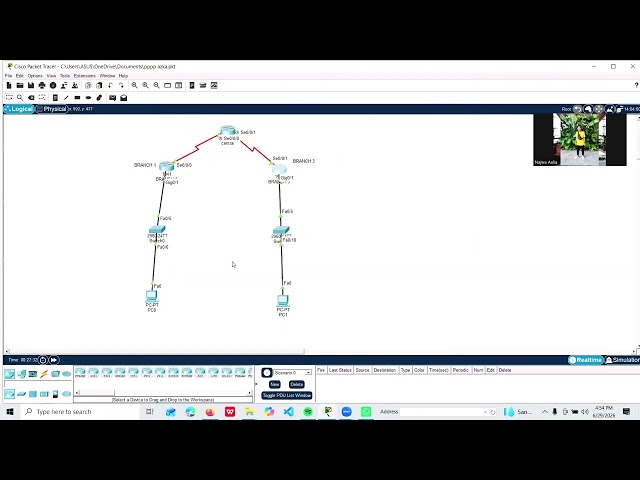 Tugas configuring basic PPP with Authentication