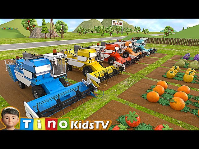 Harvester Tractor for Kids Missing Parts |  Harvester Tractor Uses Compilation