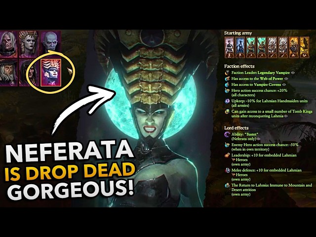 FIRST LOOK at Neferata, OFFICIAL Starting Location & More! | Lords of the End Times DLC