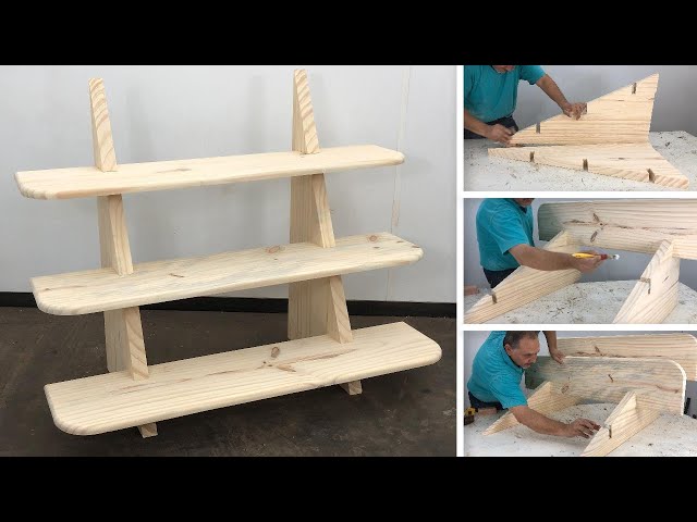 Shelf Wooden shelf very easy to make - Woodworking tutorial