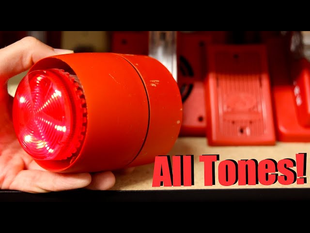 Testing All 32 Tones of the Vantage Combi Fire Alarm Sounder Beacon