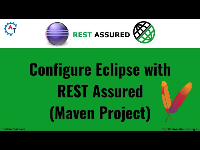 3. API Testing | RestAssured | Configuring Rest Assured Maven Project in Eclipse