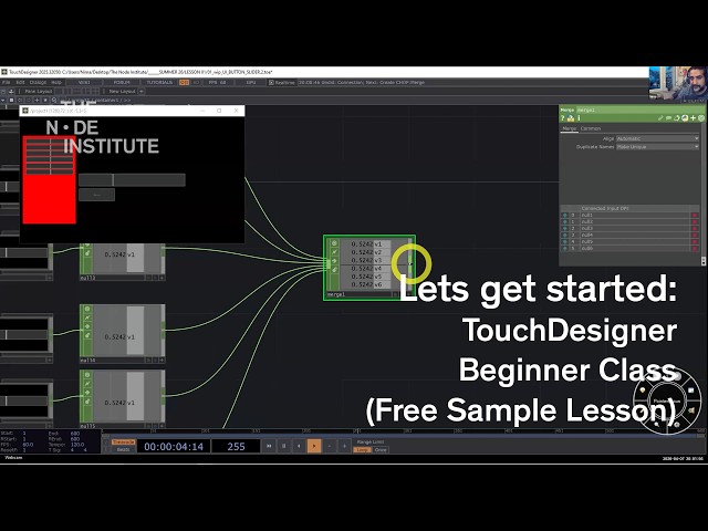 New to TouchDesigner? Start Here (Free Lesson)