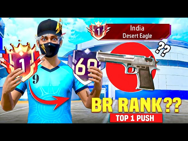 Pushing Top 1 Title in (Desert Eagle) BR Rank 🤫?? : Garena Free Fire