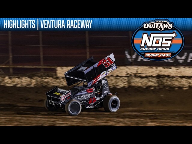 World of Outlaws NOS Energy Drink Sprint Cars | Ventura Raceway | September 26, 2026 | HIGHLIGHTS