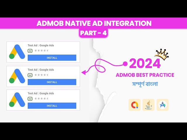 AdMob Native Ad Integration Tutorial | Part 4 | Android Studio (Java)