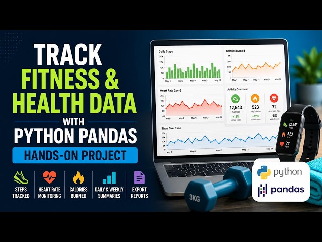 Track Fitness & Health Data with Python Pandas | Hands-On Project