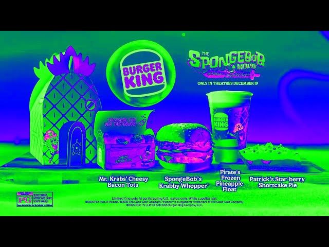 The SpongeBob Movie Menu at BK Effects (Ecuavisa Csupo Effects)