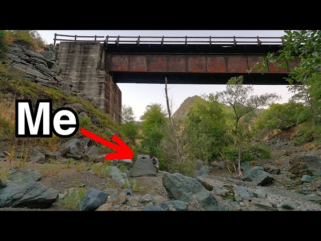I Tried Stealth Camping on an Abandoned Railroad