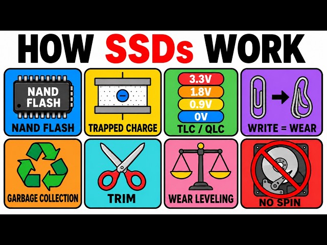 How an SSD Actually Works Explained in 8 Minutes