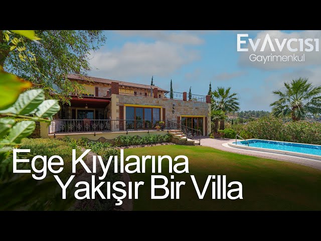 İzmir Özdere'de Deniz Manzaralı ve Geniş Bahçeli Villa I İzmir'de Satılık Villa (satıştan kalktı)