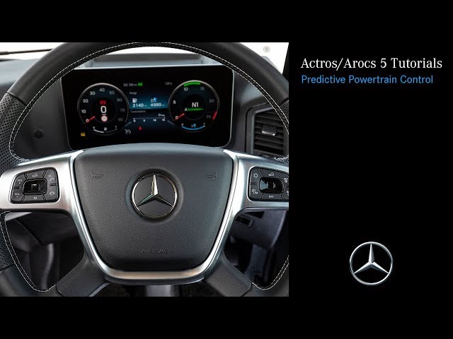 New Actros/Arocs 5 Tutorials: Predictive Powertrain Control