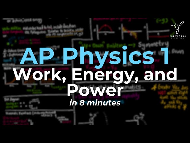 AP Physics 1 | Unit 3 Review | Work, Energy, Power (EVERYTHING YOU NEED TO KNOW!!)