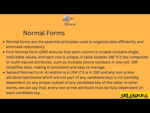 Database Normal Forms Explained: 1NF, 2NF, 3NF, BCNF, 4NF & 5NF