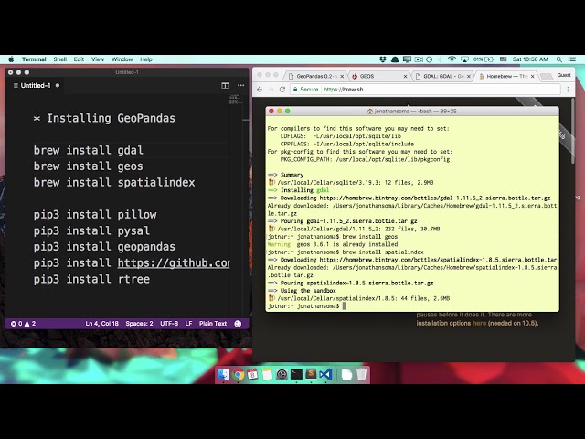 What is geopandas?: How to install geopandas for Python