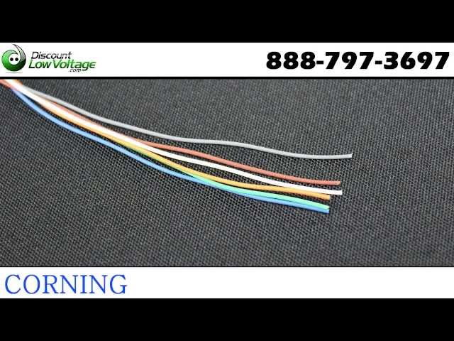 Corning Fiber Cable 6 Strand Tight Buffered Plenum in/outdoor 62.5
