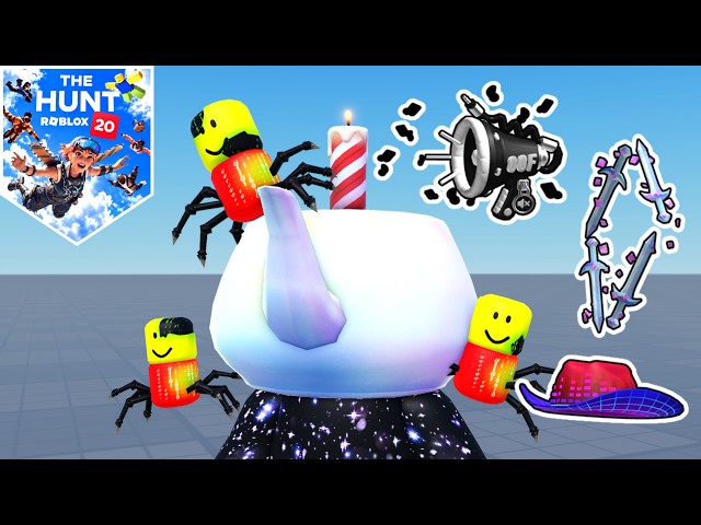 RÁPIDO! CONSIGUE TODOS LOS ITEMS SECRETOS GRATIS en Roblox (The Hunt: Roblox 20)