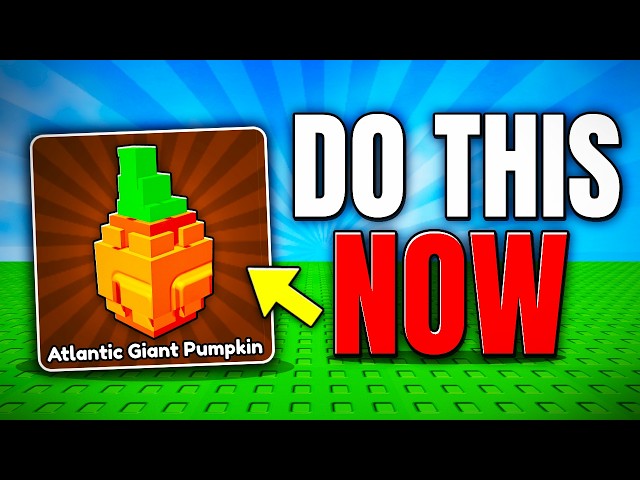 *NEW* ATLANTIC GIANT PUMPKIN METHOD Will Make You BILLIONS! (Grow a Garden 2)