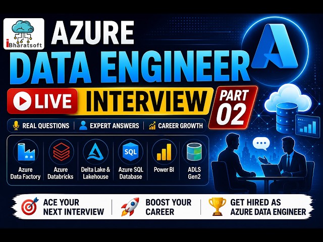 Azure Data Engineer Interview Part 02 | 20+ Real-Time Questions & Expert Answers #interview