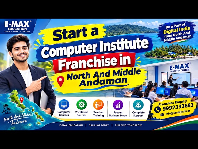 Start a Computer Institute Franchise in North And Middle Andaman (Andaman and Nicobar Islands)