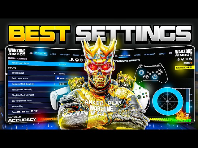 the BEST *BROKEN* Settings in Warzone after the NEW UPDATE! (Warzone BEST Settings)