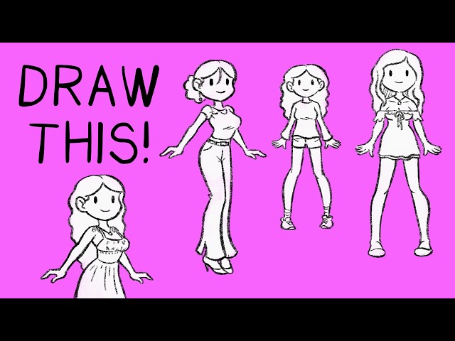 How to Draw 17 Women's Spring Outfits