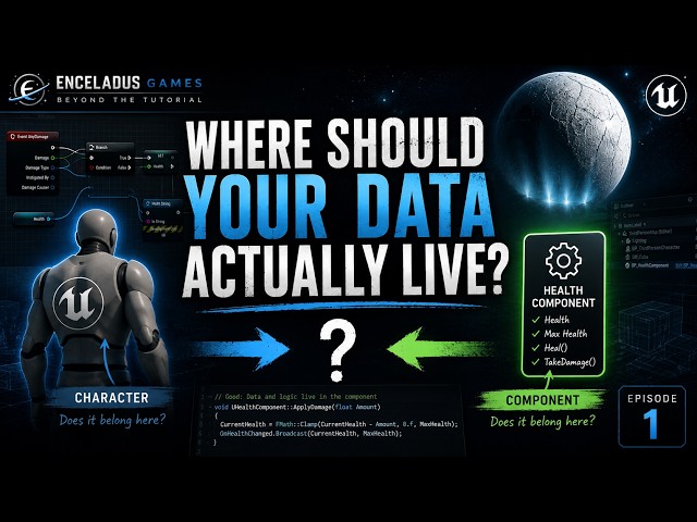 Unreal Engine 5.8 Where Should Your Data Actually Live? | Beyond the Tutorial Episode 01