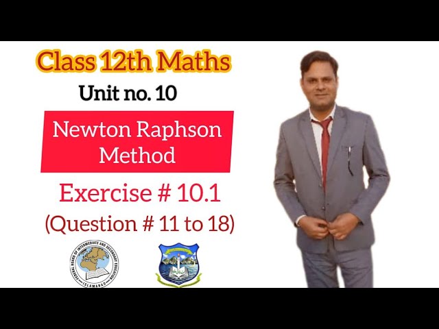 Exercise 10.1 Class 12 maths || NBF New Book 2025 || ex 10.1 Class 12 maths NBF  || Sir Waqar 