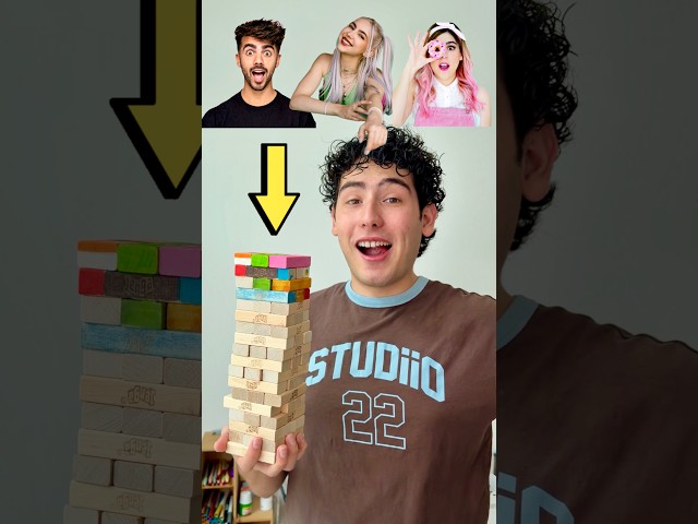 Pinte mi JENGA con YOUTUBERS.