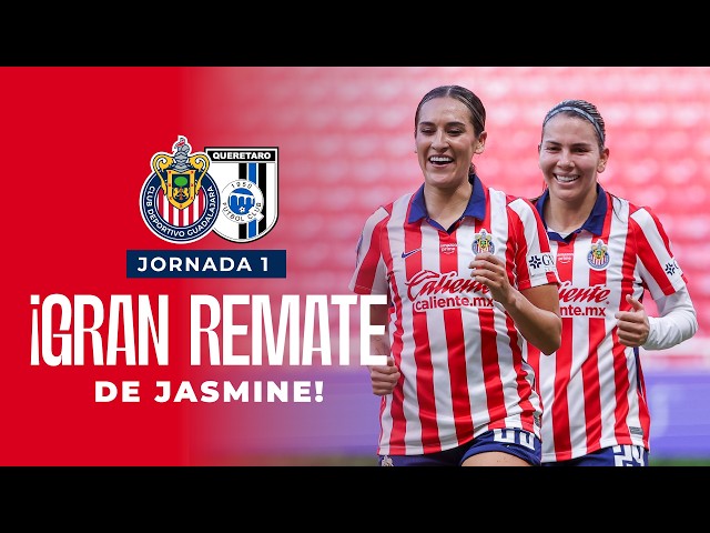 JASMINE EXTENDS CHIVAS FEMENIL'S LEAD! 🔴⚪️